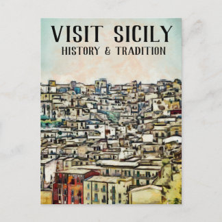 Sicily - HISTORY & TRADITION Postcard