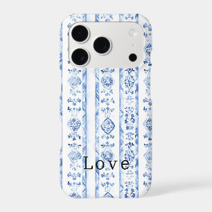 Sicily Italian Rustic Blue Stripes