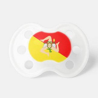Sicily (Italy) Flag Pacifier