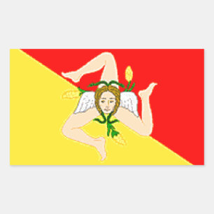 Sicily (Italy) Flag Sticker