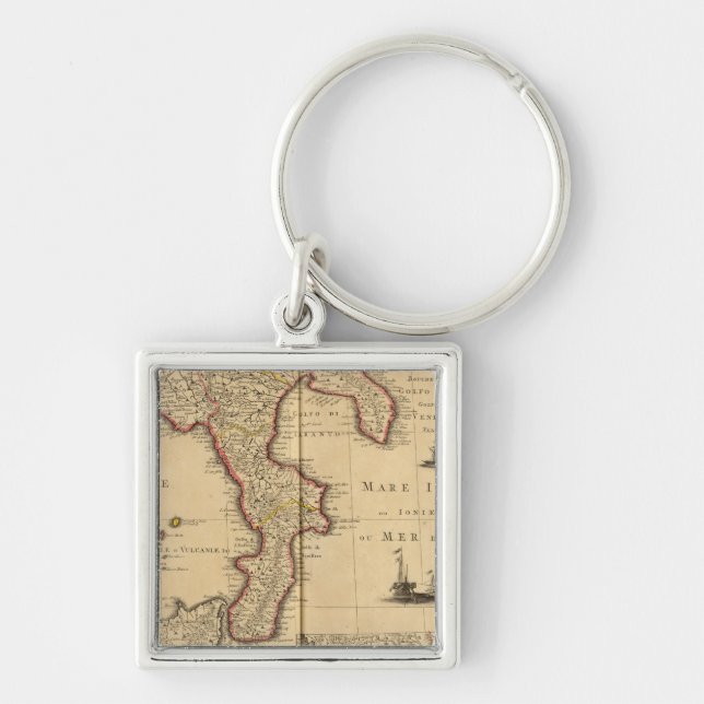 Sicily Italy Keychain (Front)