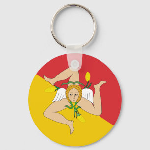 Sicily, Italy Keychain
