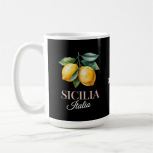 Sicily Italy Proud Sicilian Fresh Italian Lemons  Coffee Mug