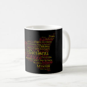 Sicily MapRY Coffee Mug