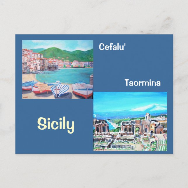 Sicily Postcard (Front)