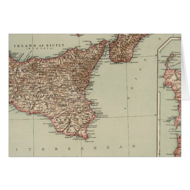 Sicily, Sardinia (Front Horizontal)