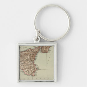 Sicily, Sardinia Keychain