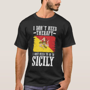 Sicily Sicilian Flag T-Shirt