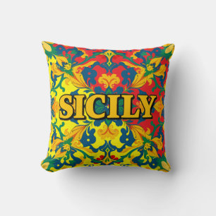 Sicily Sicilian  Throw Pillow
