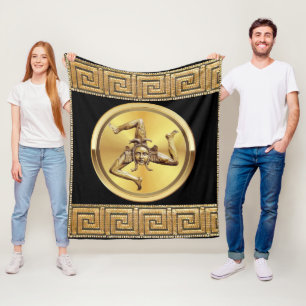 Sicily Symbol Blanket