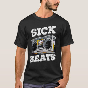 Sick Beats Boombox Musician Music Stereo T-Shirt