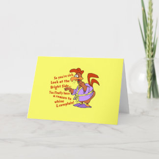 Sick Chicken Card