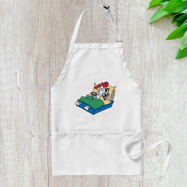 Sick Dog In Bed Standard Apron (Creator Uploaded)