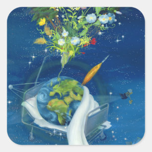 Sick Earth 2008 Square Sticker