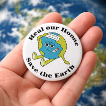 Sick Earth Button