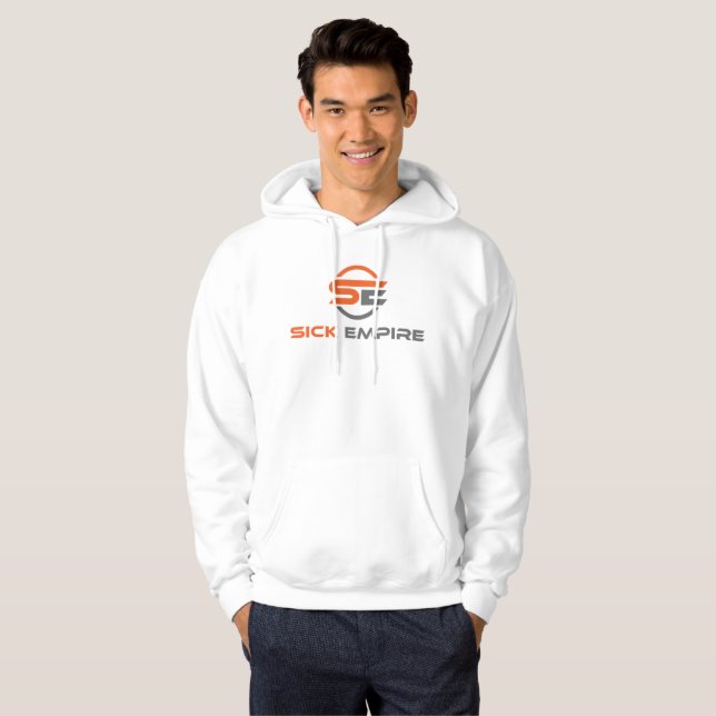 Sick Empire - Hoodie 4 (Orange & Grey Logo) (Front Full)