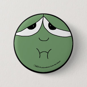 Sick Face 2 Inch Round Button