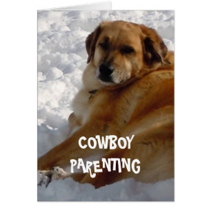 Sick Kid Fever Cute Dog - Cowboy Parenting