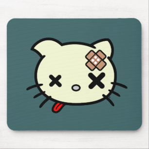Sick Kitty Mouse Pad