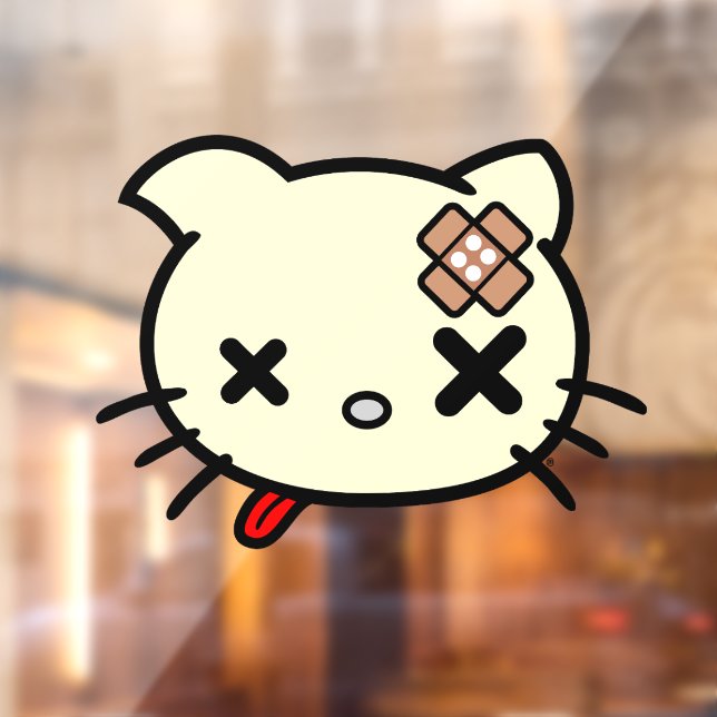 Sick Kitty Window Cling (Sheet 2)
