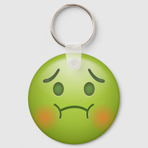 Sick note Emoji Face Keychain