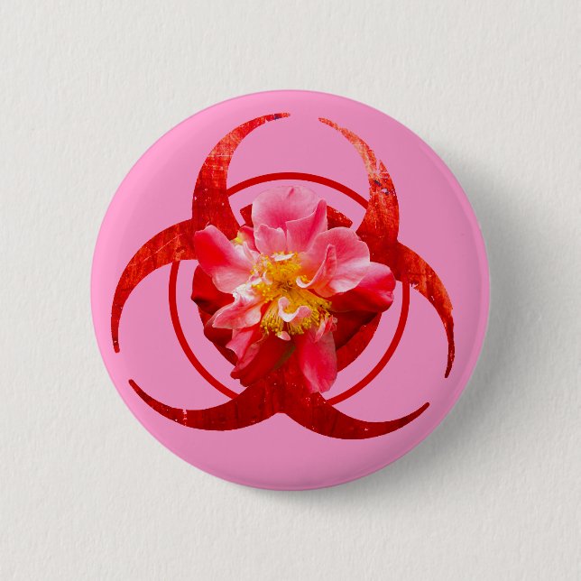 Sick Orchid 2 Inch Round Button (Front)