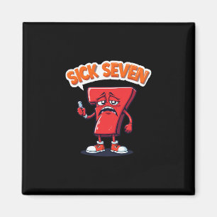 Sick Seven 67 Halloween Costume Fun Wordplay Magnet