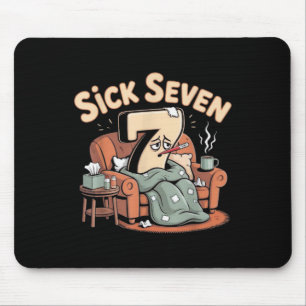 Sick Seven 67 Halloween Six Seven Costume Fun Word Mouse Pad