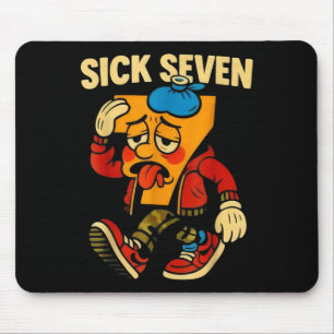 Sick Seven 67 Halloween Six Seven Mouse Pad