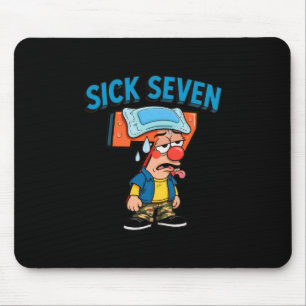 Sick Seven Funny Meme 67 Six Seven Halloween Costu Mouse Pad