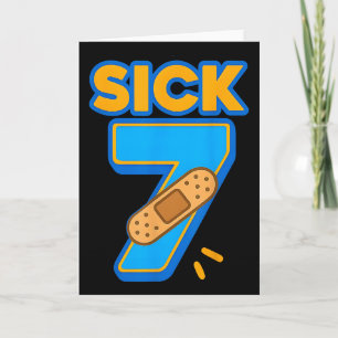 Sick Seven Meme Six Seven Sick 7 Funny Birthday By Card
