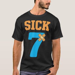 Sick Seven Meme Six Seven Sick 7 Funny Byndage T-Shirt