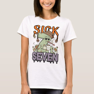 Sick Seven Meme Tee 67 Six Seven Funny Wordplay Ha