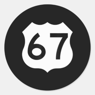 Sick Seven Meme Tee Six Seven  Classic Round Sticker