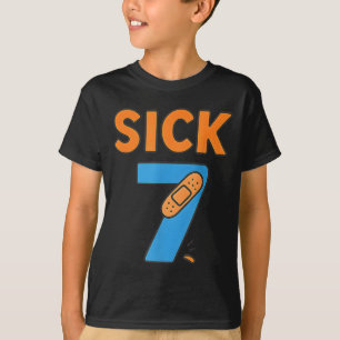 Sick Seven Meme Tee Six Seven Fun Wordplay 