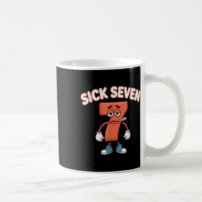 Sick Seven Meme Tee Six Seven Fun Wordplay _2  Coffee Mug (Right)