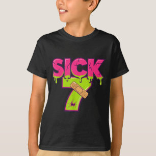 Sick Seven Meme Tee Six Seven Fun Wordplay Drip