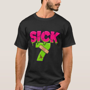 Sick Seven Meme Tee Six Seven Fun Wordplay Drip 