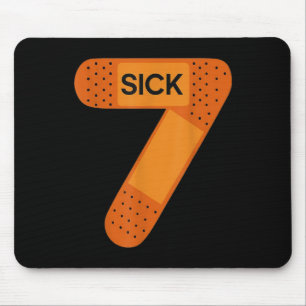 Sick Seven Meme Tee Six Seven Funny Wordplay _1  Mouse Pad