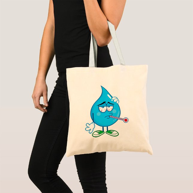 Sick Water Drop Tote Bag (Creator Uploaded)