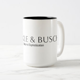 Sickle and Busch branded classic coffee mug