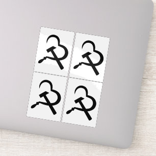 Sickle And Hammer, Heart, Love, Communism