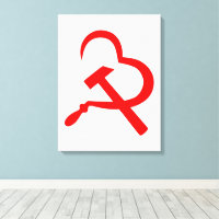 Sickle And Hammer, Heart, Love, Communism