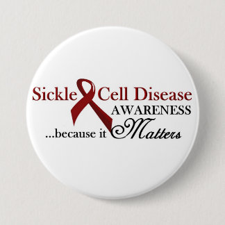 Sickle Cell Anemia Awareness 3 Inch Round Button