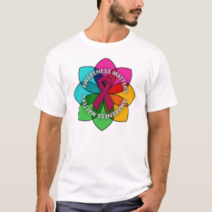 Sickle Cell Anemia Awareness Matters Petals T-Shirt