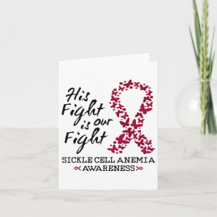 Sickle Cell Anemia Awareness Month For Him And Her Card