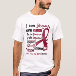 Sickle Cell Anemia Awareness Month Ribbon Gifts T-Shirt
