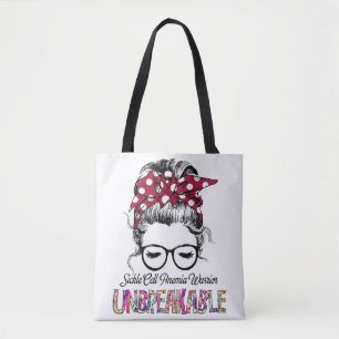 Sickle Cell Anemia Awareness Ribbon Support Gifts Tote Bag