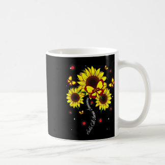 Sickle Cell Anemia Awareness Sunflower Butterfly R Coffee Mug