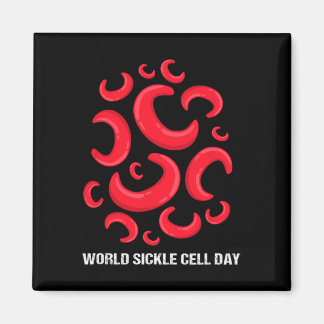 Sickle Cell Anemia Awareness World Sickle Cell Day Magnet